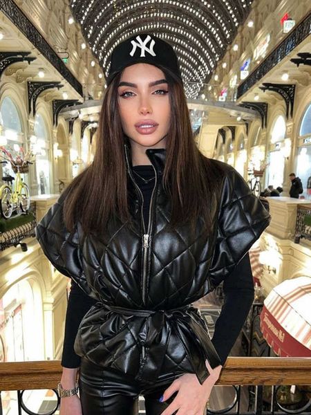 women's down parkas fashion stand collar black padded jacket waistcoat with belt women 2022 autumn winter casual sleevesless warm coats
women's down parkas fashion stand collar black padded jacket waistcoat with belt women 2022 autumn winter casual sleevesless warm coats
