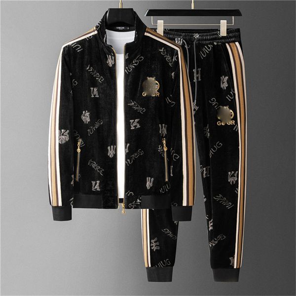 designers new mens tracksuits fashion brand men suit spring autumn men's two-piece sportswear casual style suits/001, Gray
designers new mens tracksuits fashion brand men suit spring autumn men's two-piece sportswear casual style suits/001, Gray