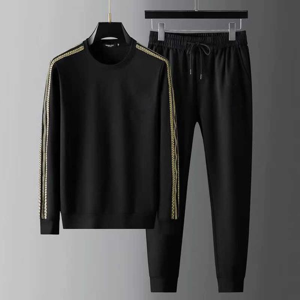 men's tracksuits new autumn striped sweater sports and leisure men's fashion highend round neck long sleeve twopiece g221011, Gray
men's tracksuits new autumn striped sweater sports and leisure men's fashion highend round neck long sleeve twopiece g221011, Gray