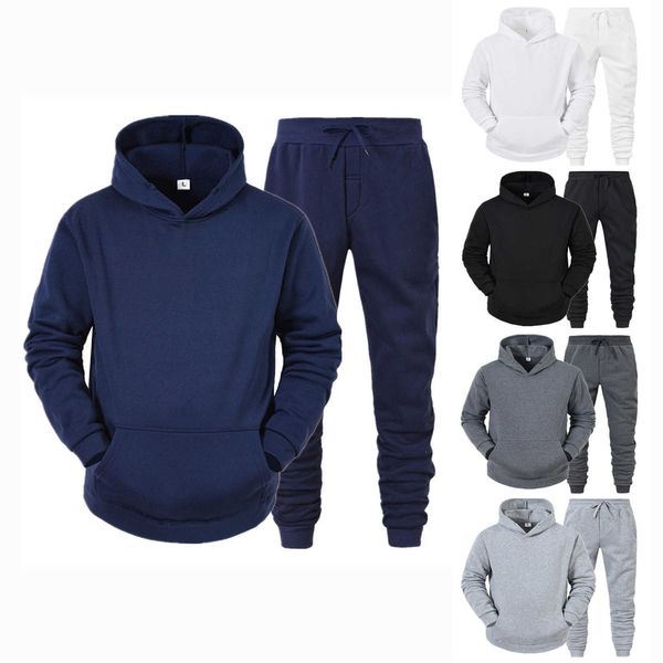men's tracksuits fashion outdoor walking sports and leisure suit autumn winter solid color sweater pants g221011, Gray
men's tracksuits fashion outdoor walking sports and leisure suit autumn winter solid color sweater pants g221011, Gray