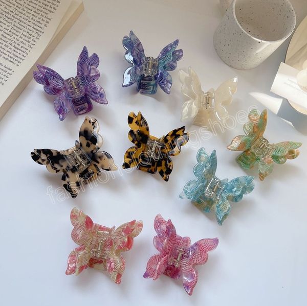 korean fashion retro acetate hair clip personality double - layer 8cm butterfly hair claw hair accessories for woman girls, Slivery;white
korean fashion retro acetate hair clip personality double - layer 8cm butterfly hair claw hair accessories for woman girls, Slivery;white