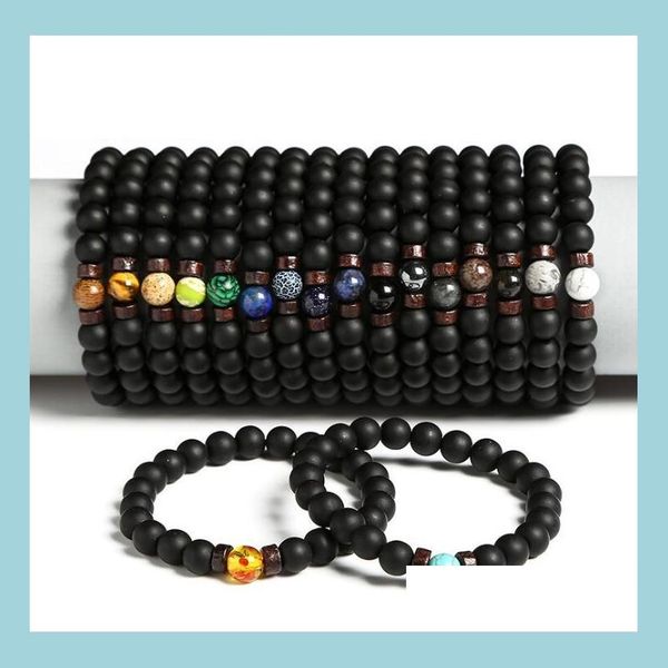 beaded strands 8mm fashion natural stone healing crystal stretch wood beaded bracelet women men handmaderound bracelets charm jewel dhqiv, Black
beaded strands 8mm fashion natural stone healing crystal stretch wood beaded bracelet women men handmaderound bracelets charm jewel dhqiv, Black