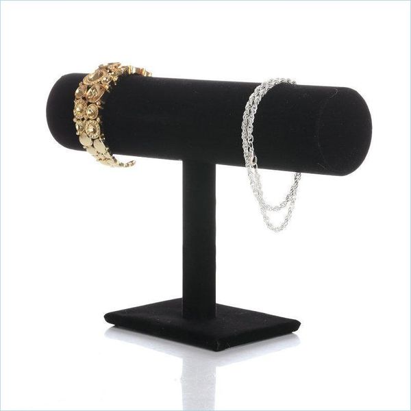 jewelry stand 5 colors white pu blcak veet jewelry display stand bracelet bangle chain watch holder t-bar rack 321 t2 drop delivery dhyqt, Black
jewelry stand 5 colors white pu blcak veet jewelry display stand bracelet bangle chain watch holder t-bar rack 321 t2 drop delivery dhyqt, Black