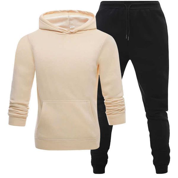 men's tracksuits new pure color hoodie pants suit sportswear casual cotton slimfit men's sports shirt jogging g221011, Gray
men's tracksuits new pure color hoodie pants suit sportswear casual cotton slimfit men's sports shirt jogging g221011, Gray