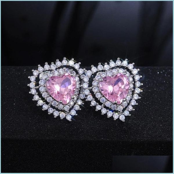 stud stud sier color cubic zirconia cz crystal earrings pink heart for women girls gift wedding jewelry wholesale drop delivery 2022 dherh, Golden;silver
stud stud sier color cubic zirconia cz crystal earrings pink heart for women girls gift wedding jewelry wholesale drop delivery 2022 dherh, Golden;silver