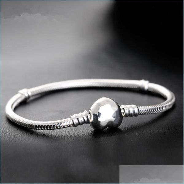 charm bracelets factory sier plated heart bracelets snake chain fit for pandora bangle bracelet women children gift b002 58 r2 drop dhfht, Golden;silver
charm bracelets factory sier plated heart bracelets snake chain fit for pandora bangle bracelet women children gift b002 58 r2 drop dhfht, Golden;silver