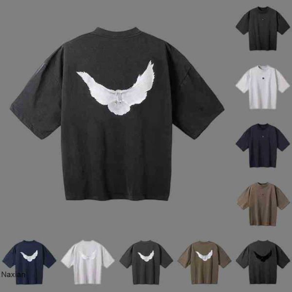 designer kanyes classic wests t shirt party joint peace dove printed washing water short sleeves high street and naxian tshirts brands, White;black
designer kanyes classic wests t shirt party joint peace dove printed washing water short sleeves high street and naxian tshirts brands, White;black