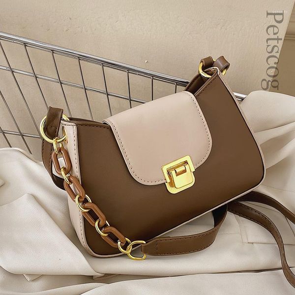 evening bags handbags for women color stitching chain strap shoulder crossbody bag leather female messenger
evening bags handbags for women color stitching chain strap shoulder crossbody bag leather female messenger