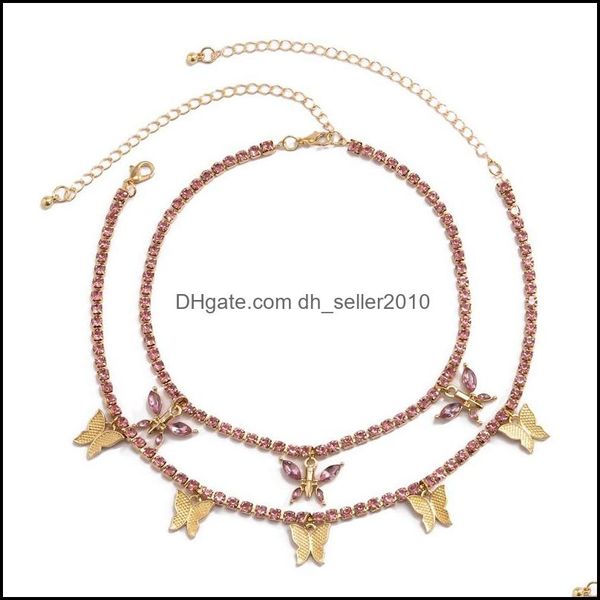 chokers boho charm bling pink crystal butterfly pendant choker necklace rhinestone tennis chain on the neck 2021 goth jewelry for wo dht0y, Golden;silver
chokers boho charm bling pink crystal butterfly pendant choker necklace rhinestone tennis chain on the neck 2021 goth jewelry for wo dht0y, Golden;silver