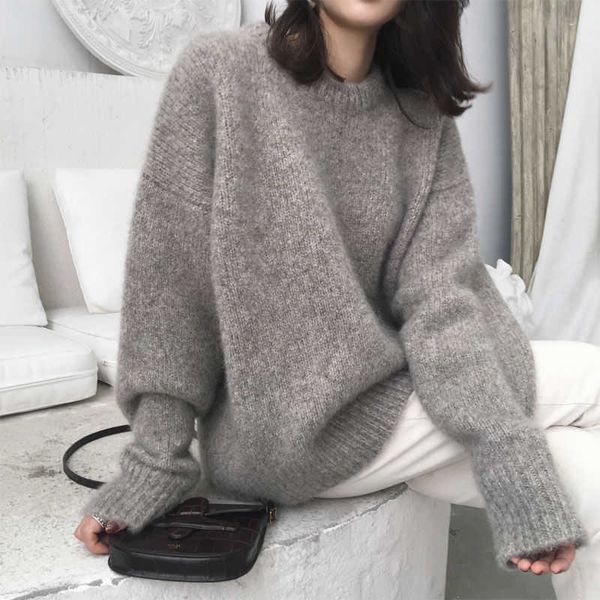 women's knits tees autumn winter sweaters women korean fashion clothing ladies long sleeve o neck pullovers 2021 women's knitted f, White
women's knits tees autumn winter sweaters women korean fashion clothing ladies long sleeve o neck pullovers 2021 women's knitted f, White