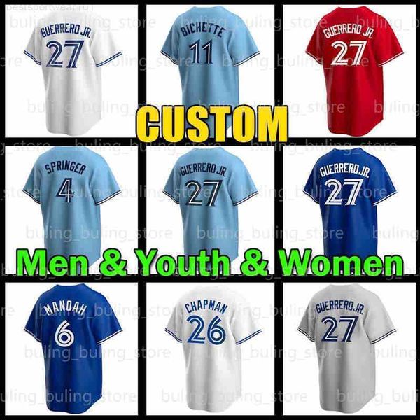 baseball jerseys 27 vladimir guerrero jr. baseball jersey toronto 11 bo bichette 4 george springer blue jays matt chapman alek manoah romano, Blue;black
baseball jerseys 27 vladimir guerrero jr. baseball jersey toronto 11 bo bichette 4 george springer blue jays matt chapman alek manoah romano, Blue;black