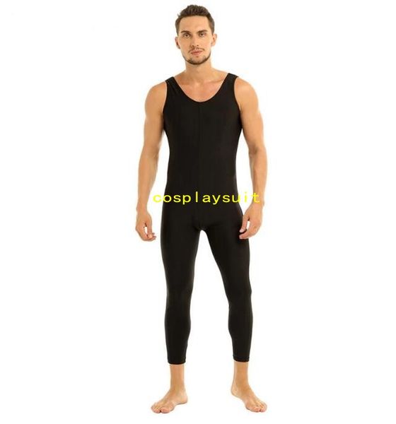 mens one-piece catsuit costumes gymnastics leotards homme male sports jumpsuit sleeveless scoop neck skin-tight solid vest unitard bodysuit, Black
mens one-piece catsuit costumes gymnastics leotards homme male sports jumpsuit sleeveless scoop neck skin-tight solid vest unitard bodysuit, Black
