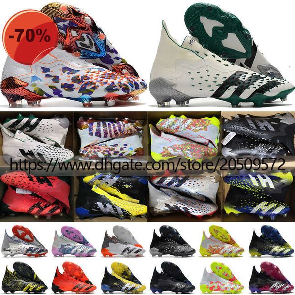 send with bag predator freak fg laceless soccer boots mens pogba football shoes white multi pink yellow orange green silver
send with bag predator freak fg laceless soccer boots mens pogba football shoes white multi pink yellow orange green silver