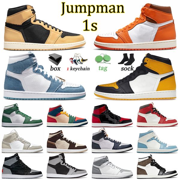 men women jumpman 1 basketball shoes sports heirloom 1s denim starfish sneakers offs white running shoe high og yellow toe gorge green
men women jumpman 1 basketball shoes sports heirloom 1s denim starfish sneakers offs white running shoe high og yellow toe gorge green