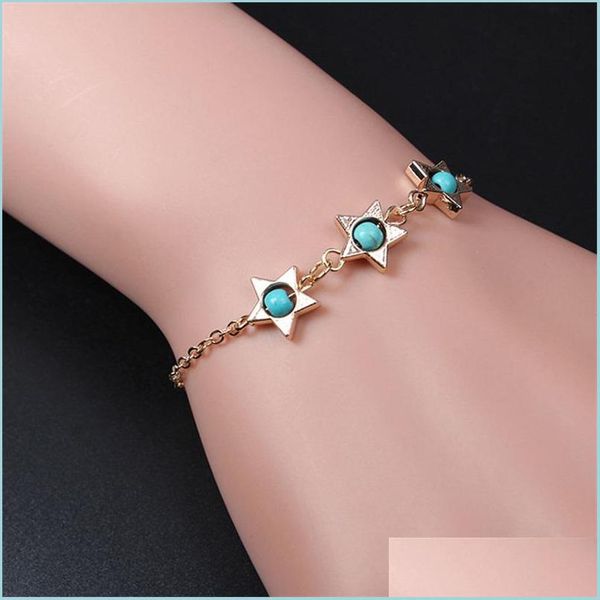 link chain exquisite natural stone bead star pendant bracelet gold sier color fashion womens accessories jewelry girl gift drop del dhnxf, Black
link chain exquisite natural stone bead star pendant bracelet gold sier color fashion womens accessories jewelry girl gift drop del dhnxf, Black