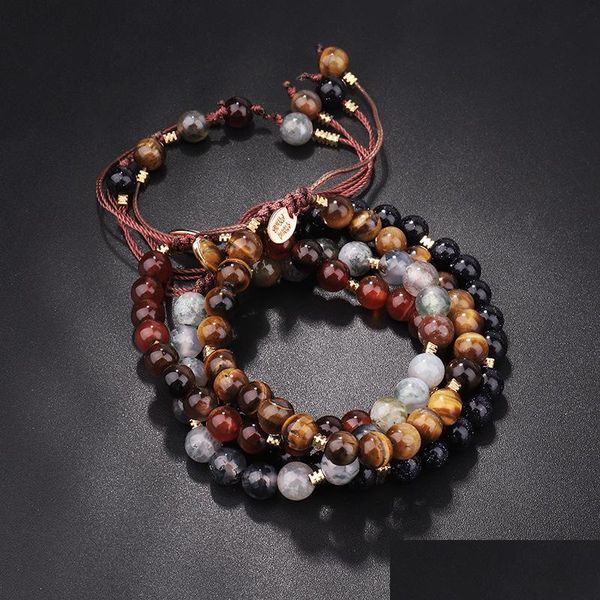 beaded strands imitation natural stone bracelet weave artifical tiger eye hand string blue sandstone bracelets handwork mti color 5 dhav3, Black
beaded strands imitation natural stone bracelet weave artifical tiger eye hand string blue sandstone bracelets handwork mti color 5 dhav3, Black