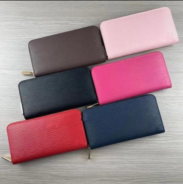 fashion clutch genuine leather wallet dust bag women men purse real images, Red;black
fashion clutch genuine leather wallet dust bag women men purse real images, Red;black