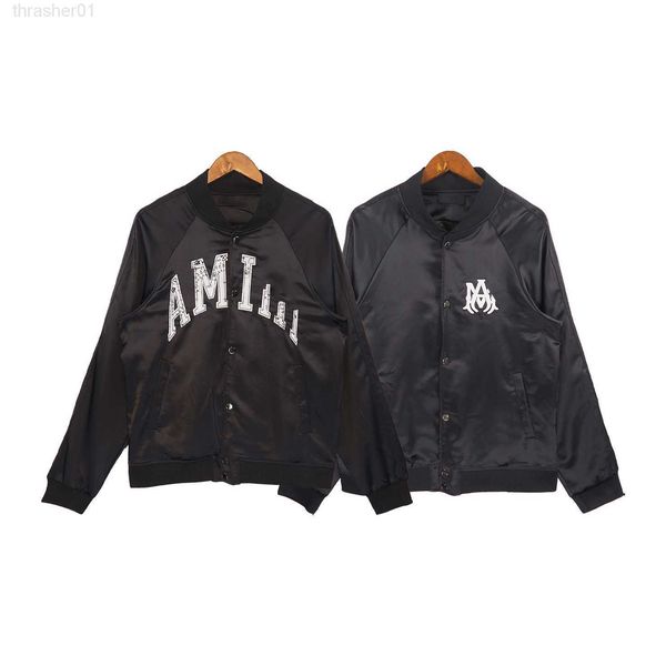 men's jackets designer amirs autumn black embroidered jacket men's street loose thin baseball streetwear jacket, Black;brown
men's jackets designer amirs autumn black embroidered jacket men's street loose thin baseball streetwear jacket, Black;brown