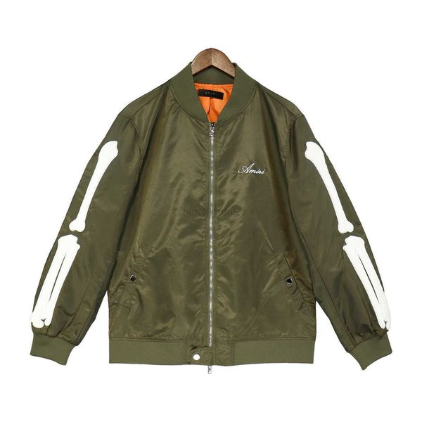 men's jackets amirs designern american fashion bone pattern towel embroidery color contrast personality trend baseball pilot jacket, Black;brown
men's jackets amirs designern american fashion bone pattern towel embroidery color contrast personality trend baseball pilot jacket, Black;brown