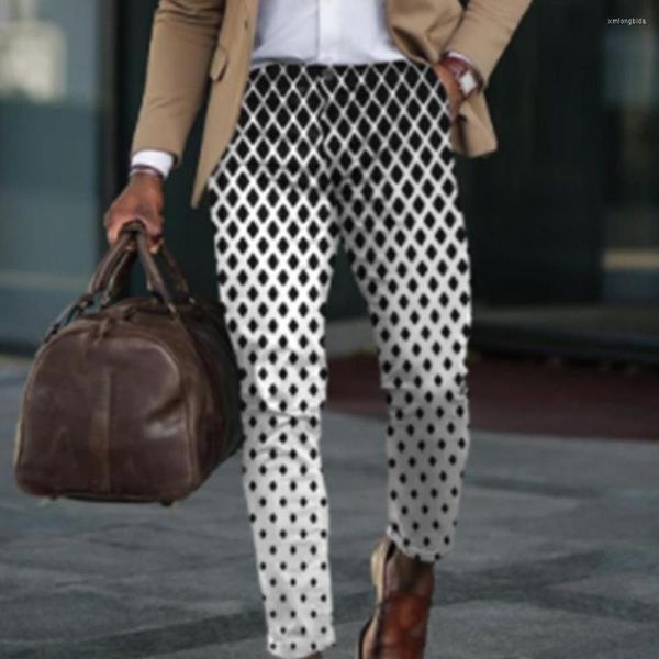 men's pants vintage plaid print men's suit 2022 slim-fit spring gentleman office long autumn streetwear pantalones hombre, Black
men's pants vintage plaid print men's suit 2022 slim-fit spring gentleman office long autumn streetwear pantalones hombre, Black
