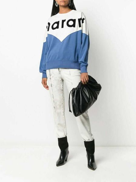 isabel marant cotton pullover sweater women designer fashion sweatshirt alphabet flocking casual loose hoodie j2t1, Black
isabel marant cotton pullover sweater women designer fashion sweatshirt alphabet flocking casual loose hoodie j2t1, Black