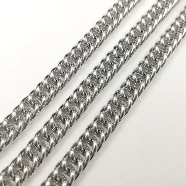 3meter lot 7mm/8.5mm double link chain jewelry findings chains stainless steel jewelry marking diy necklace, Silver
3meter lot 7mm/8.5mm double link chain jewelry findings chains stainless steel jewelry marking diy necklace, Silver