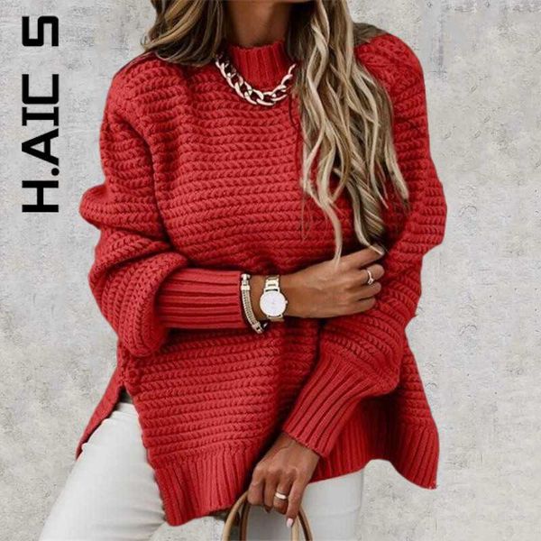 women's knits tees h.aic s new knitted women sweater casual slim knit sweater vintage harajuku women sweaters long sleeve female t22101, White
women's knits tees h.aic s new knitted women sweater casual slim knit sweater vintage harajuku women sweaters long sleeve female t22101, White