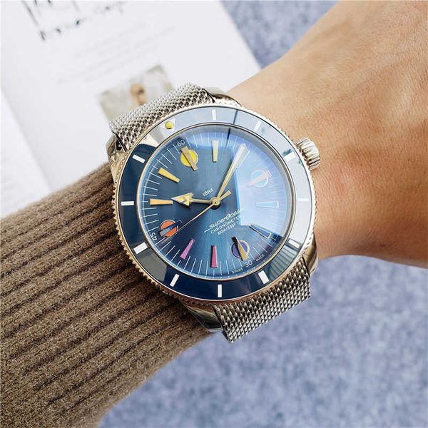 swiss watches mechanical aaa men's watch size 46mm nail boutique stainless steel watchband waterproof 1884, Silver
swiss watches mechanical aaa men's watch size 46mm nail boutique stainless steel watchband waterproof 1884, Silver