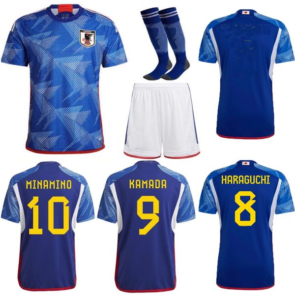 japan 22 23 soccer jersey world cup minamino nagatomo haraguchi yoshida tsubasa japanese football shirt national team men kids kit player fa, Black;blue
japan 22 23 soccer jersey world cup minamino nagatomo haraguchi yoshida tsubasa japanese football shirt national team men kids kit player fa, Black;blue