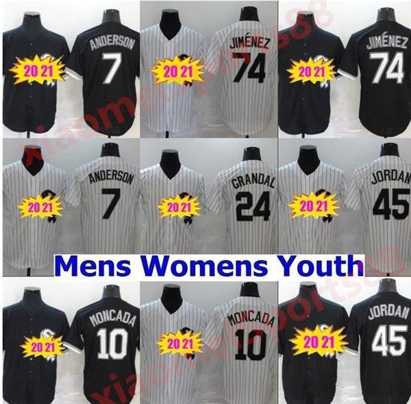 20 21 mens women kids baseball jerseys tim anderson yoan moncada yasmani grandal, Black
20 21 mens women kids baseball jerseys tim anderson yoan moncada yasmani grandal, Black
