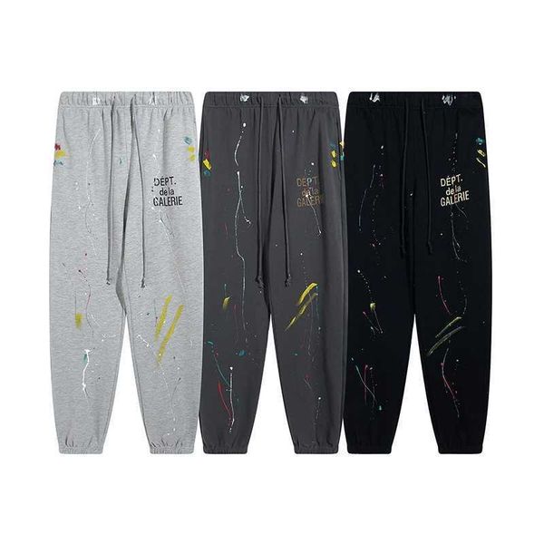 trendy designer galleryes pants alphabet print distressed graffiti hand-painted speckle terry leggings, Black
trendy designer galleryes pants alphabet print distressed graffiti hand-painted speckle terry leggings, Black