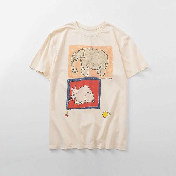 fashion mens t shirt 2022 famous street elephant rabbit pullover pols short sleeve shirts men women couple stylist hip hop tee, White;black
fashion mens t shirt 2022 famous street elephant rabbit pullover pols short sleeve shirts men women couple stylist hip hop tee, White;black