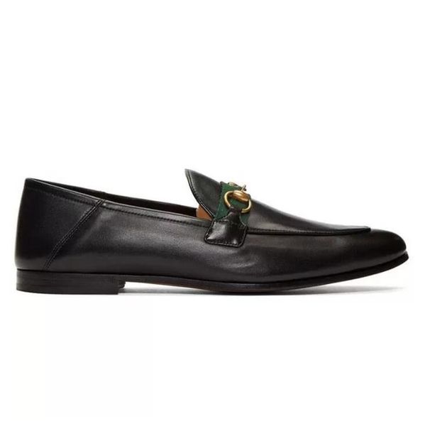 dress shoes casual shoe men trample designer slides loafers classic women flat authentic cowhide metal buckle lady leather mules webbing lar, Black
dress shoes casual shoe men trample designer slides loafers classic women flat authentic cowhide metal buckle lady leather mules webbing lar, Black