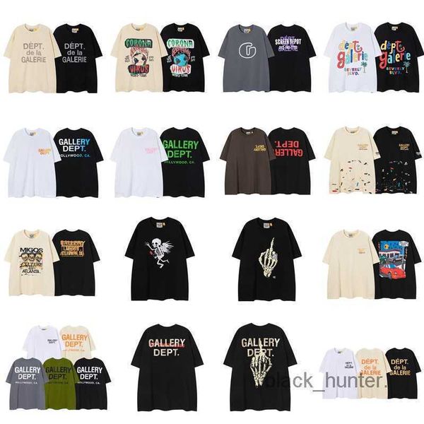 men's t-shirts galery designer dept fashion brand tee letter priting loose round neck top, White;black
men's t-shirts galery designer dept fashion brand tee letter priting loose round neck top, White;black