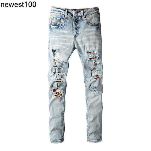 men's jeans amirs designer personalized fashion street cowboy casual pants micro elastic cotton youth blue hole tight jeans
men's jeans amirs designer personalized fashion street cowboy casual pants micro elastic cotton youth blue hole tight jeans