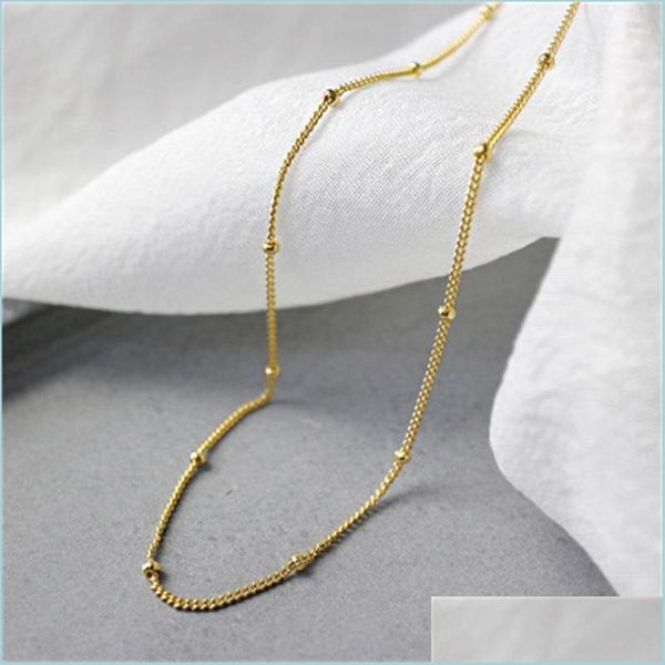 chains 100% 925 sterling sier choker necklace 35cmand5cm short chain gold thin slim luxury beads jewelry rock punk jewels drop deliv dhrvd, Silver
chains 100% 925 sterling sier choker necklace 35cmand5cm short chain gold thin slim luxury beads jewelry rock punk jewels drop deliv dhrvd, Silver