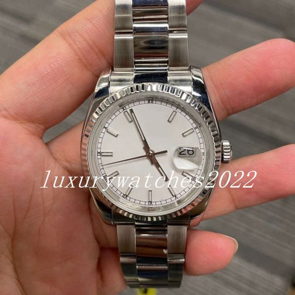 super watch v5 version white dial men's 36mm sapphire glass stainless steel cal.2813 movement automatic mechanical self-wind fashion wr, Slivery;brown
super watch v5 version white dial men's 36mm sapphire glass stainless steel cal.2813 movement automatic mechanical self-wind fashion wr, Slivery;brown