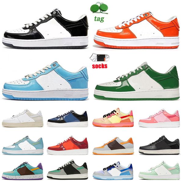 designer bapestas baped stas low platform running shoes leather a bathings patent black white camo blue pink vintage dunks mens women boot s
designer bapestas baped stas low platform running shoes leather a bathings patent black white camo blue pink vintage dunks mens women boot s