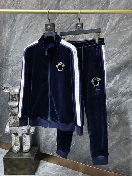 men's tracksuits blonde goddess mens autumn and winter new sumptuous trend golden velvet stand collar jacket suit /l/xl/2xl/3xl, Gray
men's tracksuits blonde goddess mens autumn and winter new sumptuous trend golden velvet stand collar jacket suit /l/xl/2xl/3xl, Gray