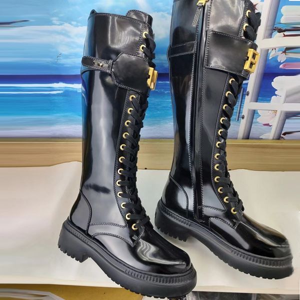 designer flat bottom leather side zipper martin boots metal letter strap black belt buckle combat kneeboots motorcycle western knight boots
designer flat bottom leather side zipper martin boots metal letter strap black belt buckle combat kneeboots motorcycle western knight boots