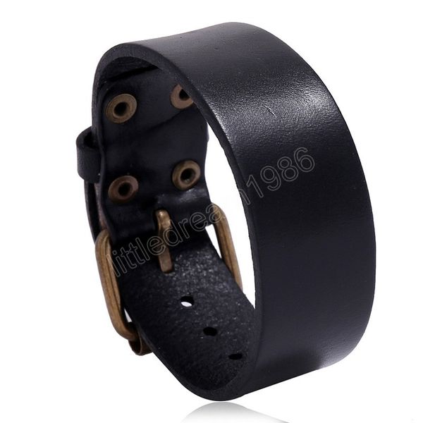 punk retro braided classic genuine leather bracelet for men women accessories jewelry couple bangles gift, Golden;silver
punk retro braided classic genuine leather bracelet for men women accessories jewelry couple bangles gift, Golden;silver