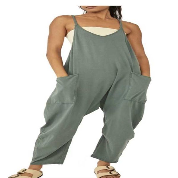 2022 clothes jumpsuits for woman romper bodysuit playsuits suspender women fashion solid color v-neck sling pocket jumpsuit s-4xl, Black;white
2022 clothes jumpsuits for woman romper bodysuit playsuits suspender women fashion solid color v-neck sling pocket jumpsuit s-4xl, Black;white
