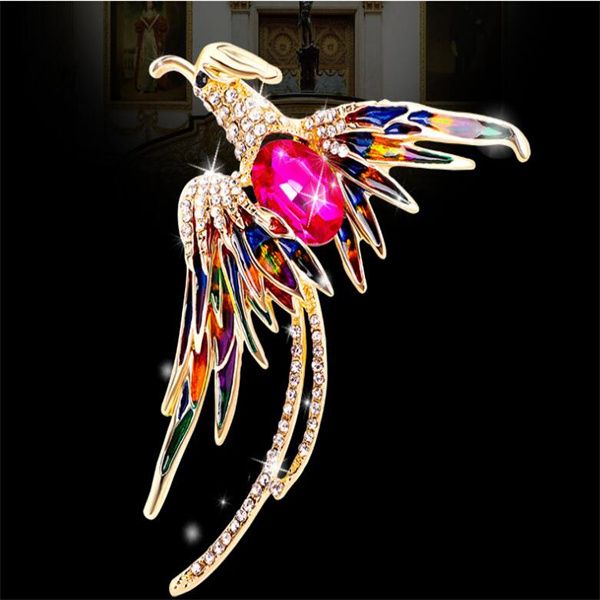 european and american new crystal phoenix birds pins brooches fashion atmosphere animal dress brooch elegant accessories party office gift a, Gray
european and american new crystal phoenix birds pins brooches fashion atmosphere animal dress brooch elegant accessories party office gift a, Gray