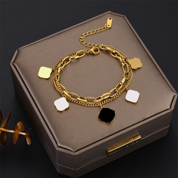 love braceletes designer bracelets 4/four leaf clover bracelet gold plate fill stainless steel agate flowers traditional charm lobster link, Golden;silver
love braceletes designer bracelets 4/four leaf clover bracelet gold plate fill stainless steel agate flowers traditional charm lobster link, Golden;silver