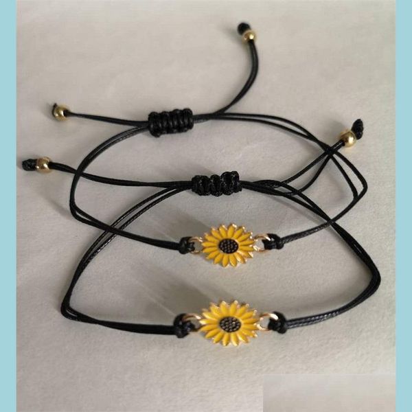 charm bracelets vintage jewelry sunflower designer bracelets gold quote wish bracelet pinky promise couple women 46 t2 drop delivery dhzao, Golden;silver
charm bracelets vintage jewelry sunflower designer bracelets gold quote wish bracelet pinky promise couple women 46 t2 drop delivery dhzao, Golden;silver