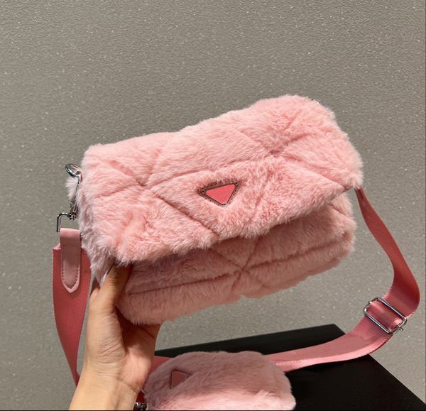Classic Designer bags Wrap Wool Crossbody Womens Temperament Shoulder Bag Fashion Matching Inverted Triangle Pattern Lady Handbag, Black
Classic Designer bags Wrap Wool Crossbody Womens Temperament Shoulder Bag Fashion Matching Inverted Triangle Pattern Lady Handbag, Black