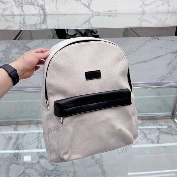 high capacity designer canvas backpack light luxury simple practical bag for men and women classic famous brand shopping purses 220213
high capacity designer canvas backpack light luxury simple practical bag for men and women classic famous brand shopping purses 220213
