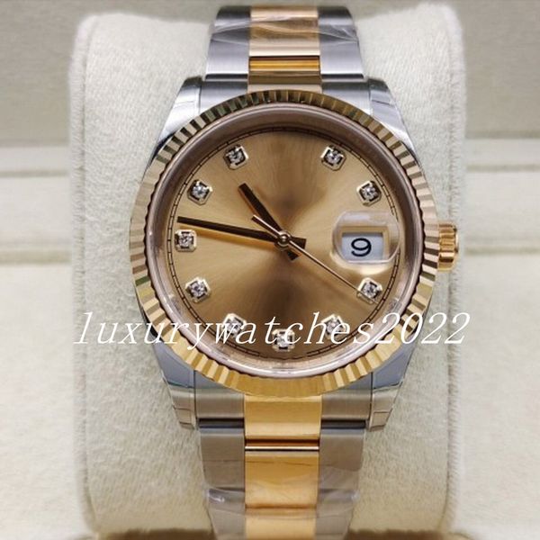 nf factory watch v5 mens automatic 2813 movement mechanical 41mm 904l steel strap two tone champagne gold sports watches, Slivery;brown
nf factory watch v5 mens automatic 2813 movement mechanical 41mm 904l steel strap two tone champagne gold sports watches, Slivery;brown