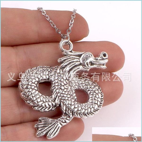 pendant necklaces fashion china loong dragon pendants round cross chain short long mens womens sier color necklace jewelry gift drop dhgye, Silver
pendant necklaces fashion china loong dragon pendants round cross chain short long mens womens sier color necklace jewelry gift drop dhgye, Silver