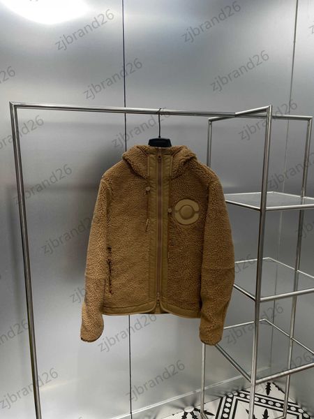 brand womens coats thicken lamb hair jackets chest logo decoration zipper drawstring hooded outerwear fashion design jacket, Black;brown
brand womens coats thicken lamb hair jackets chest logo decoration zipper drawstring hooded outerwear fashion design jacket, Black;brown